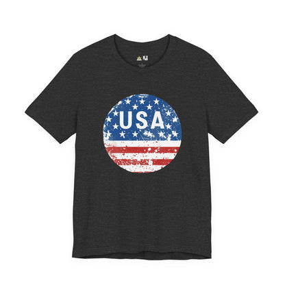 USA Legacy Badge – Unisex Streetwear Graphic Tee