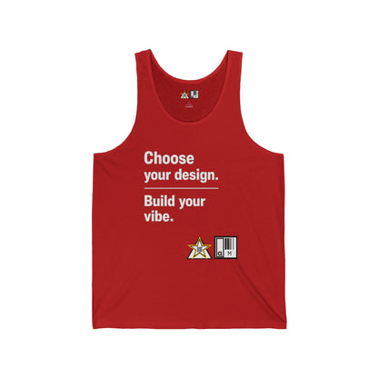 Custom Clean Light Tank Choose Your Design.       Build Your Vibe.