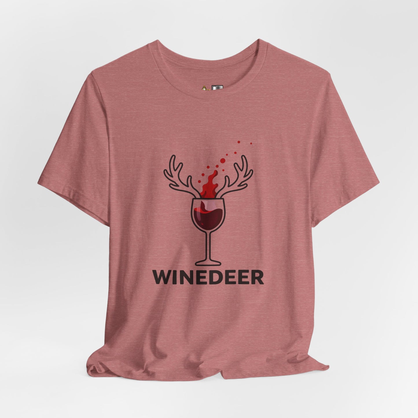 Wine Deer Authority – Unisex Bold Graphic Streetwear Tee