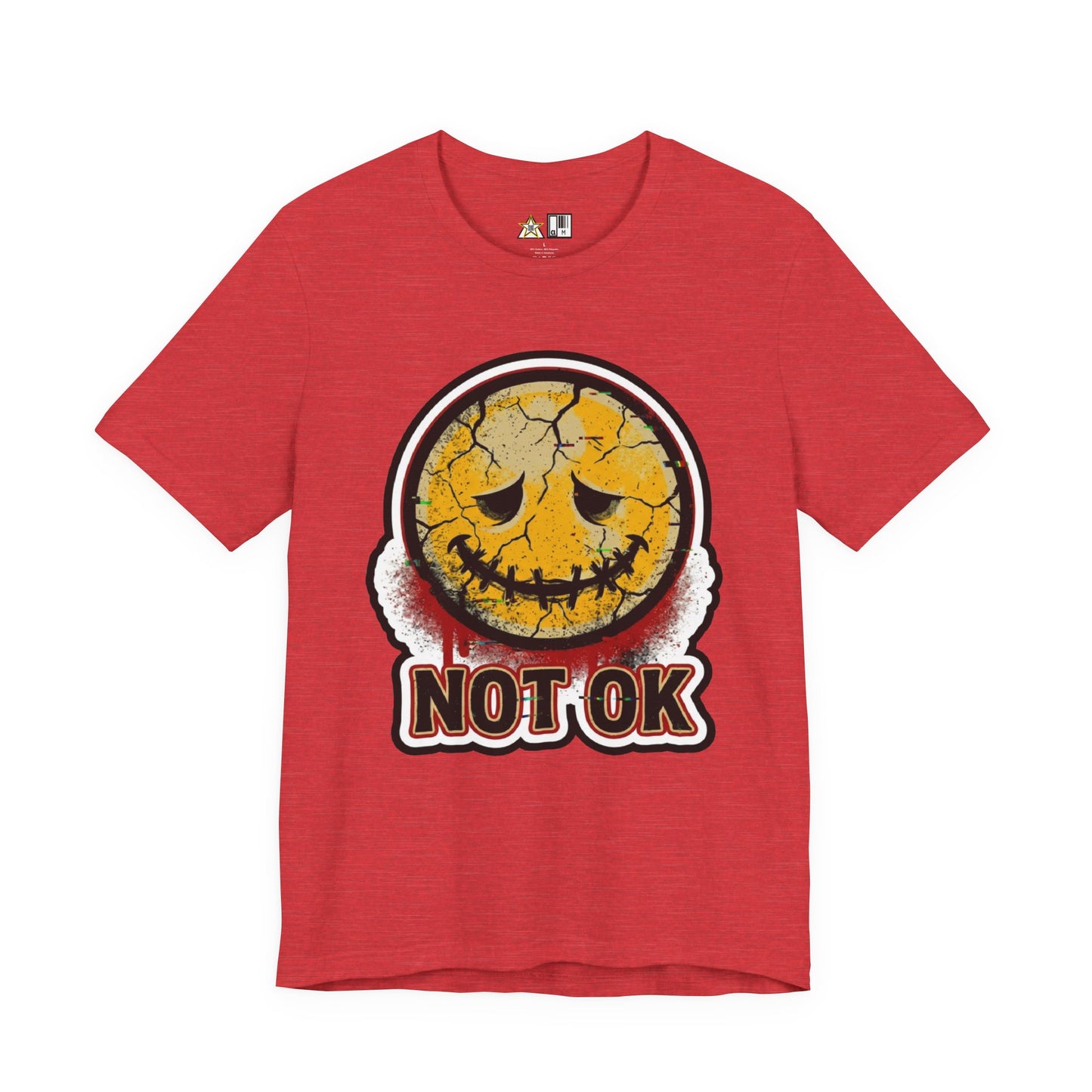Not Ok unisex streetwear graphic tee
