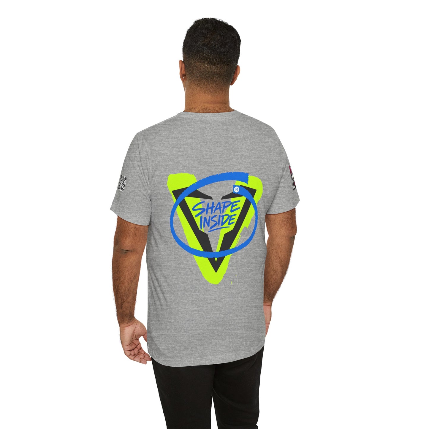 V-Shape Inside Graphic T-Shirt | Fitness Streetwear Tee | Gym & Bodybuilding Shirt