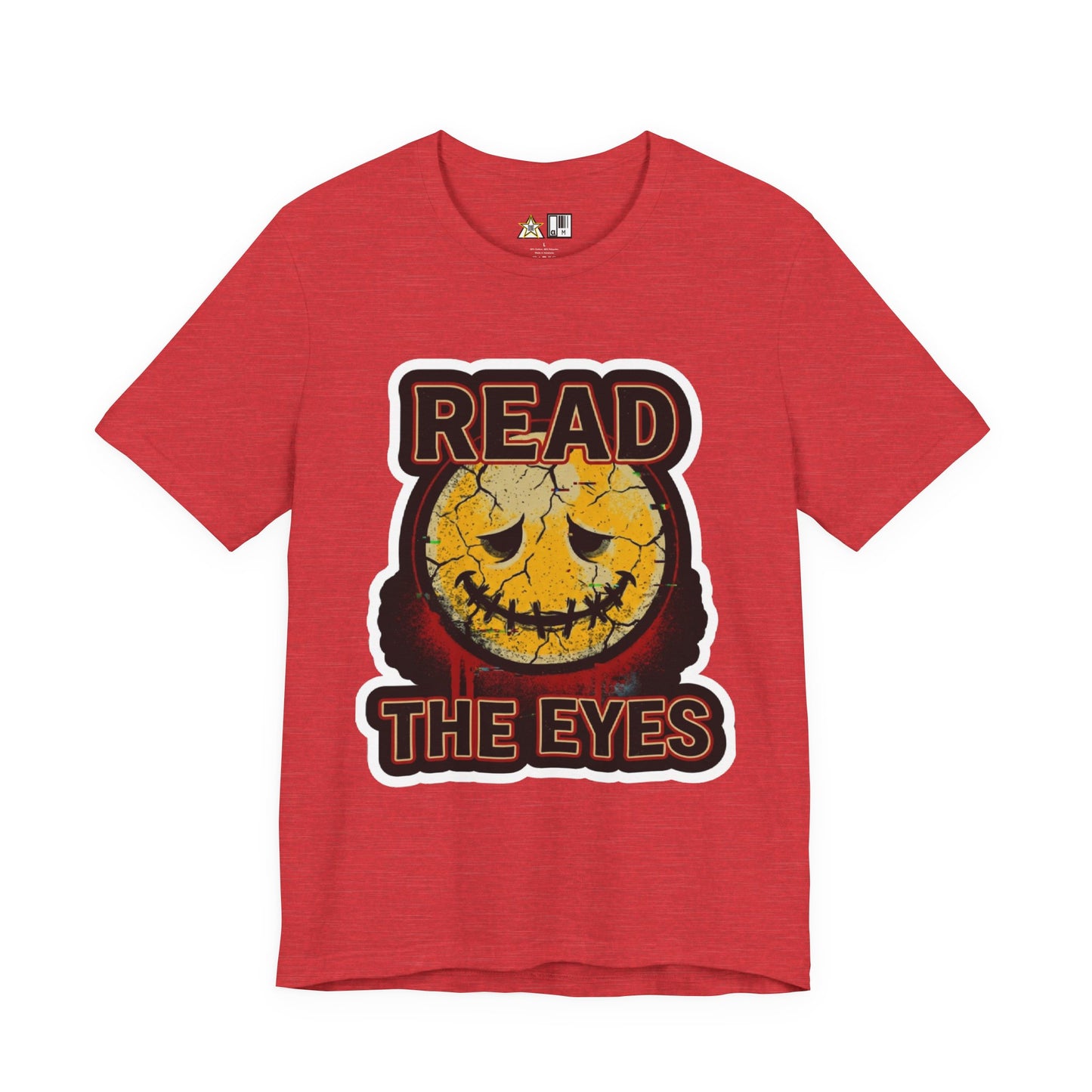 Read The Eyes unisex streetwear graphic tee