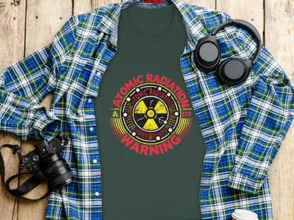 Atomic Radiation Warning Graphic Design Shirt product