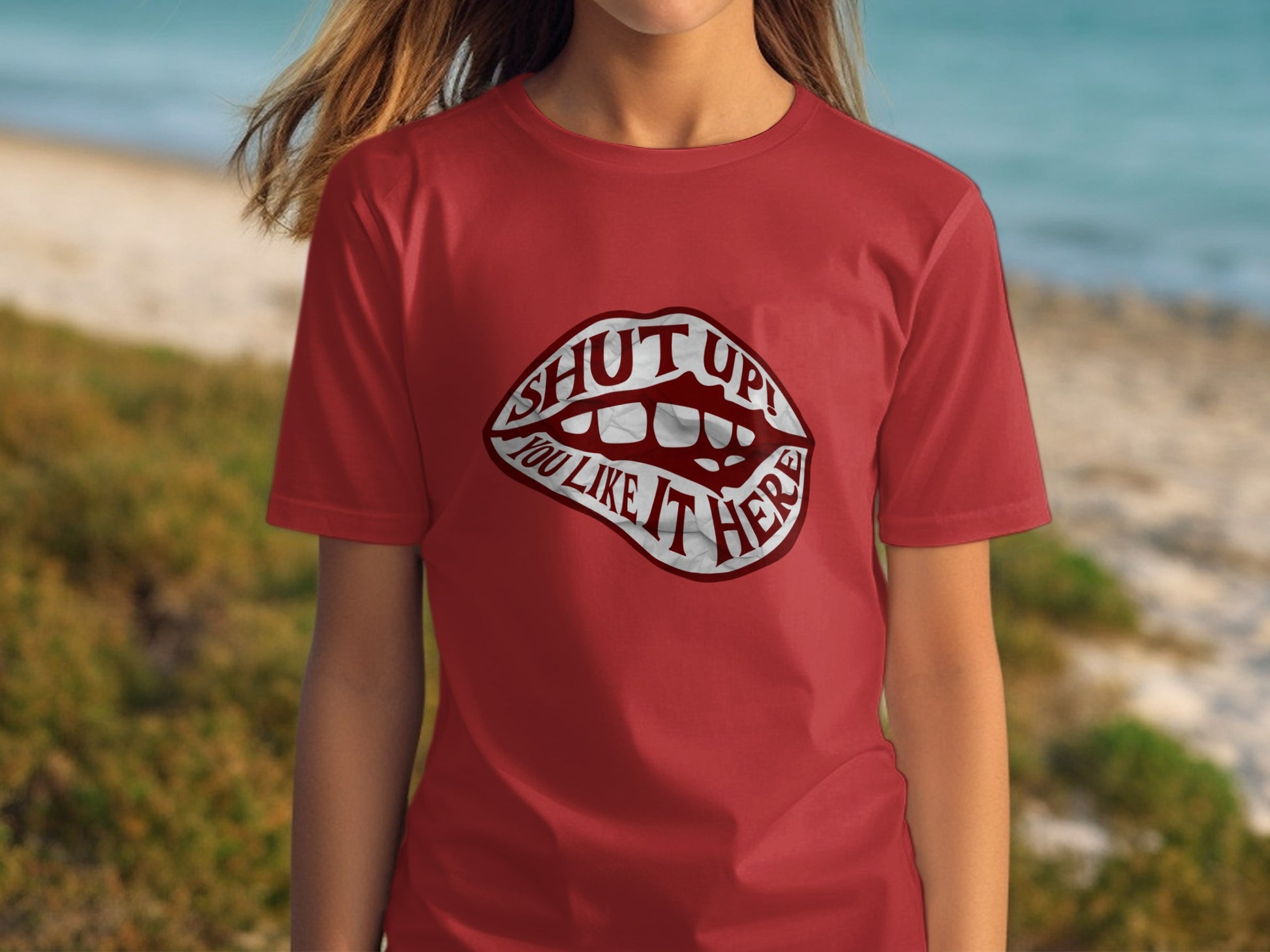 Shut Up You Like It Here Graphic Tee product type