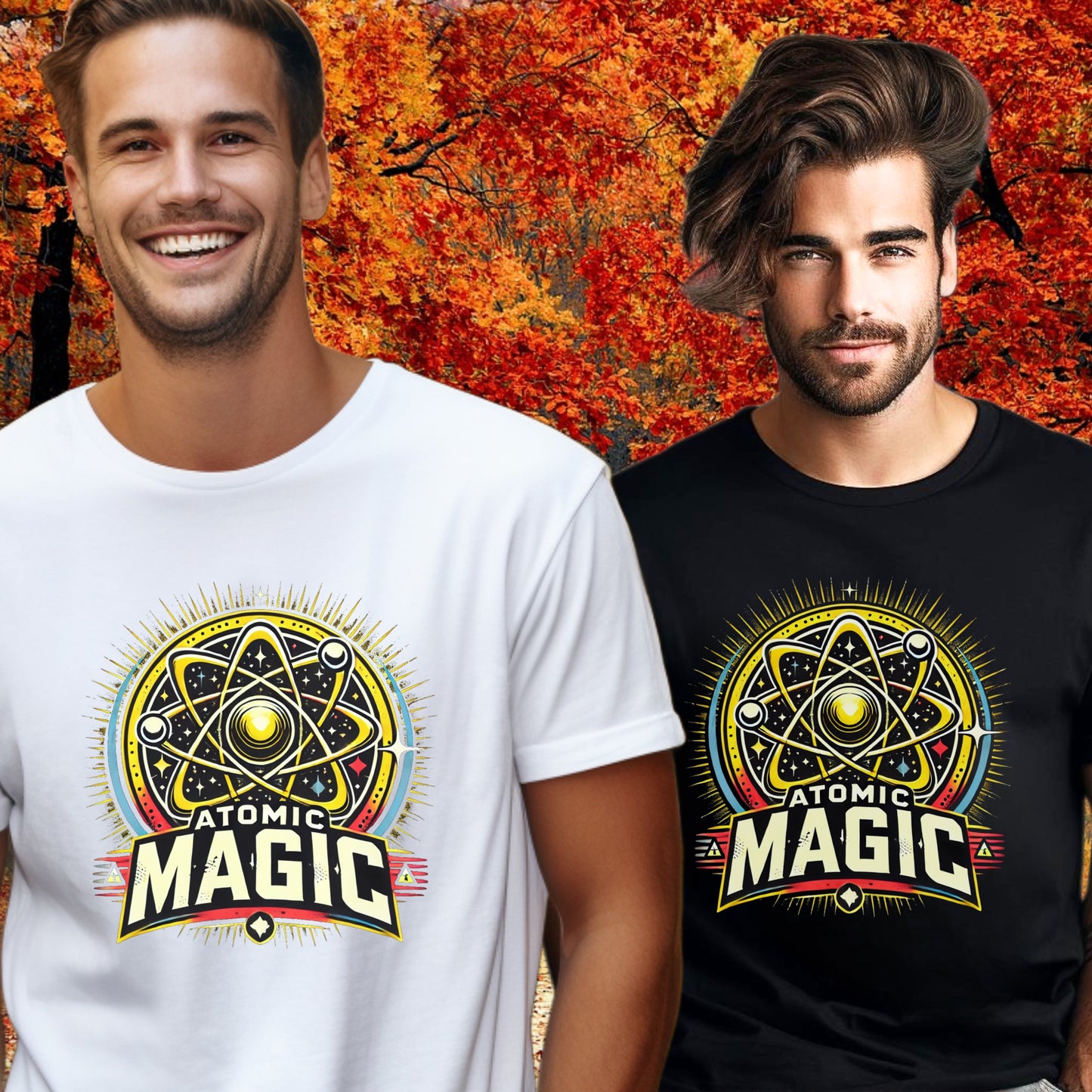 Atomic Magic Graphic Tee featuring Vibrant Design product type