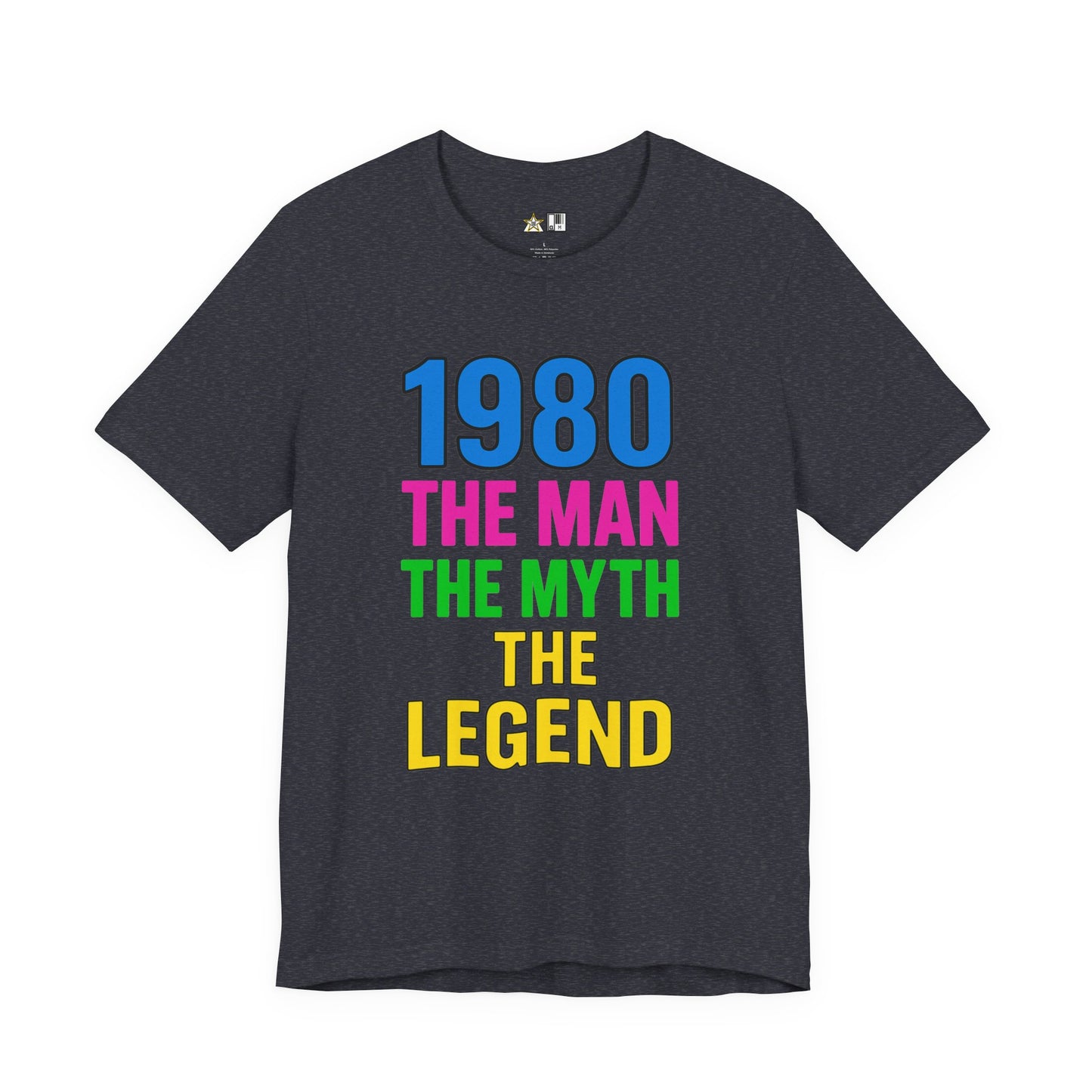 Born a Legend Since 1980 (editable)– Unisex Streetwear Graphic Tee