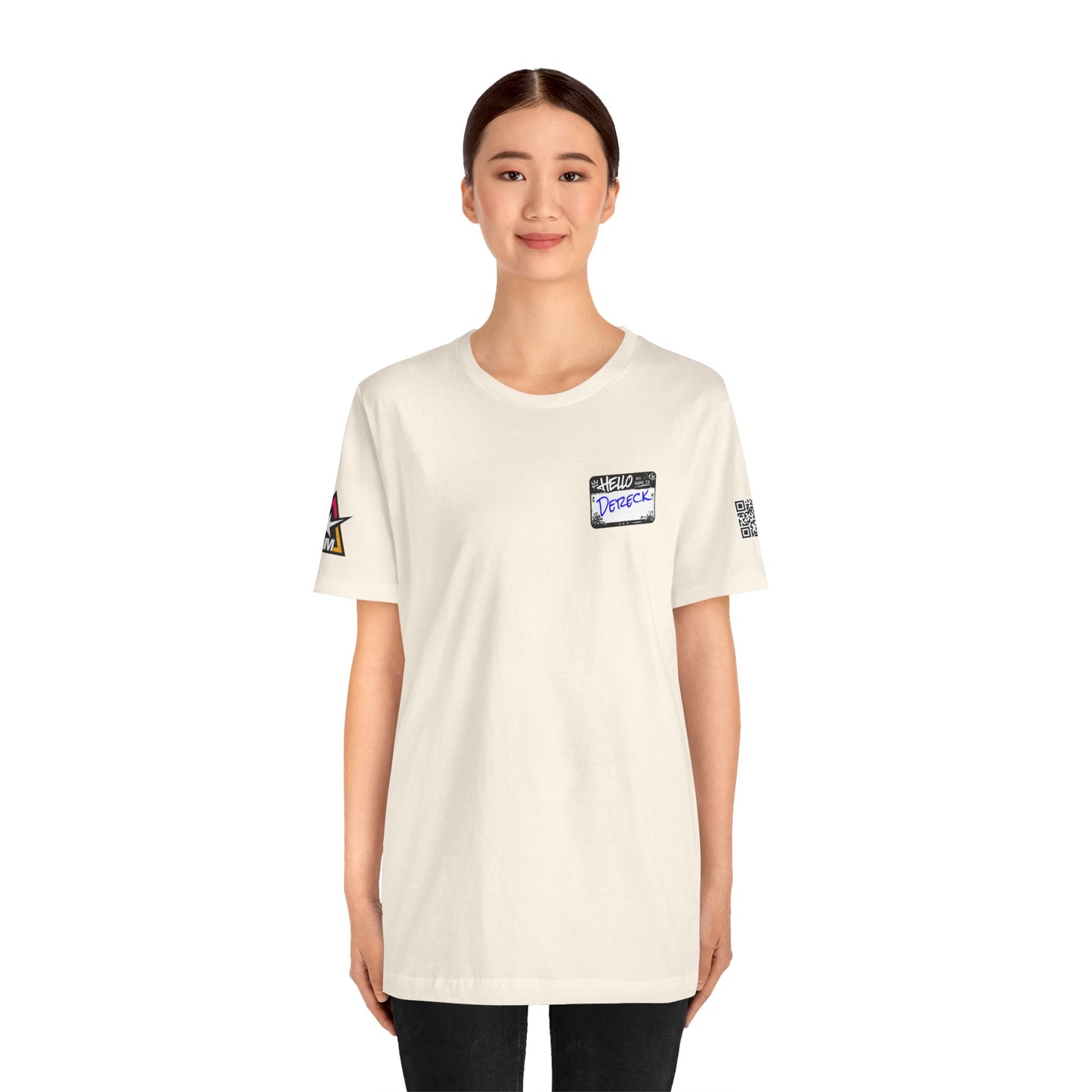 Custom Name Tag – Personalized Streetwear Graphic Tee