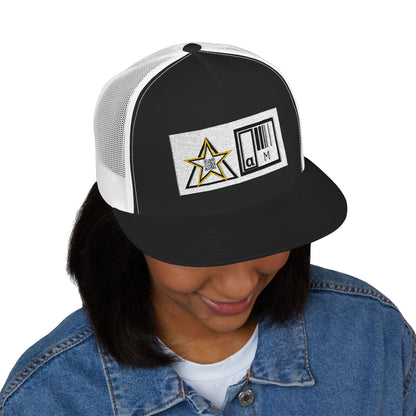5 PANEL TRUCKER CAP – STAY SHARP. MOVE LOUD.