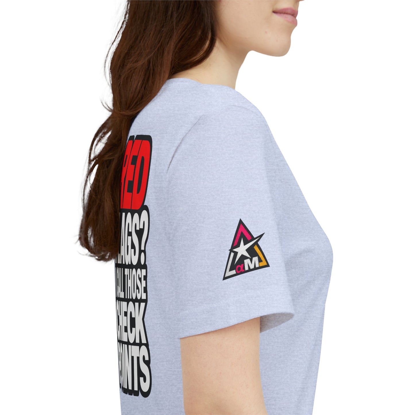 Red Flags? I Call Those Checkpoints – Funny Dating Graphic Tee