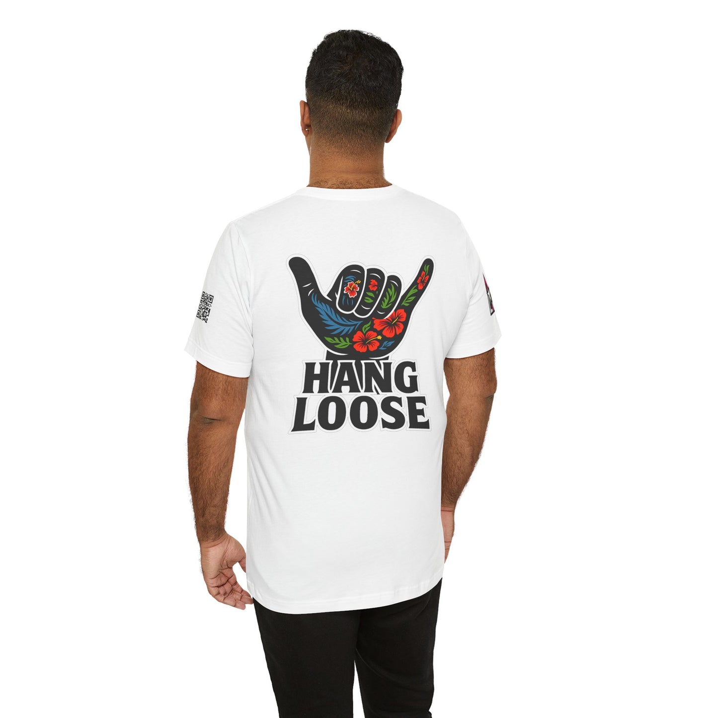 Hang Loose Graphic T-Shirt | Shaka Hand Tee | Tropical Surf Streetwear