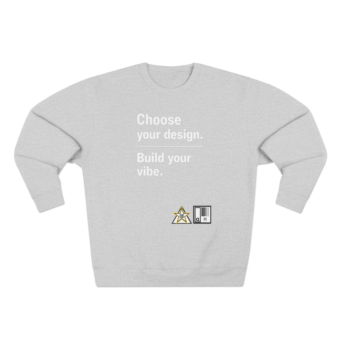 Custom Alpha Crewneck Choose Your Design Build Your Vibe Crewneck Sweatshirt