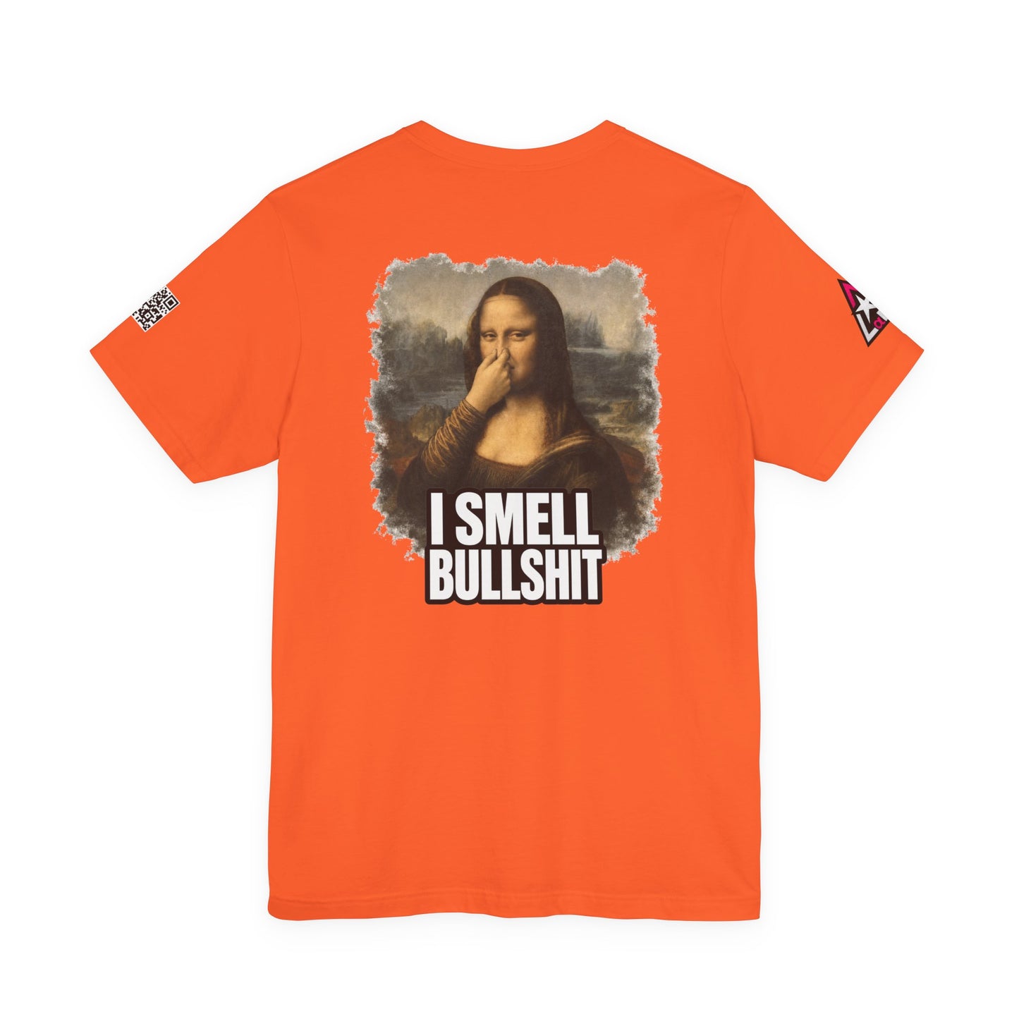 I Smell Bullshit – Funny Mona Lisa Parody Graphic Tee