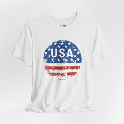 USA Legacy Badge – Unisex Streetwear Graphic Tee