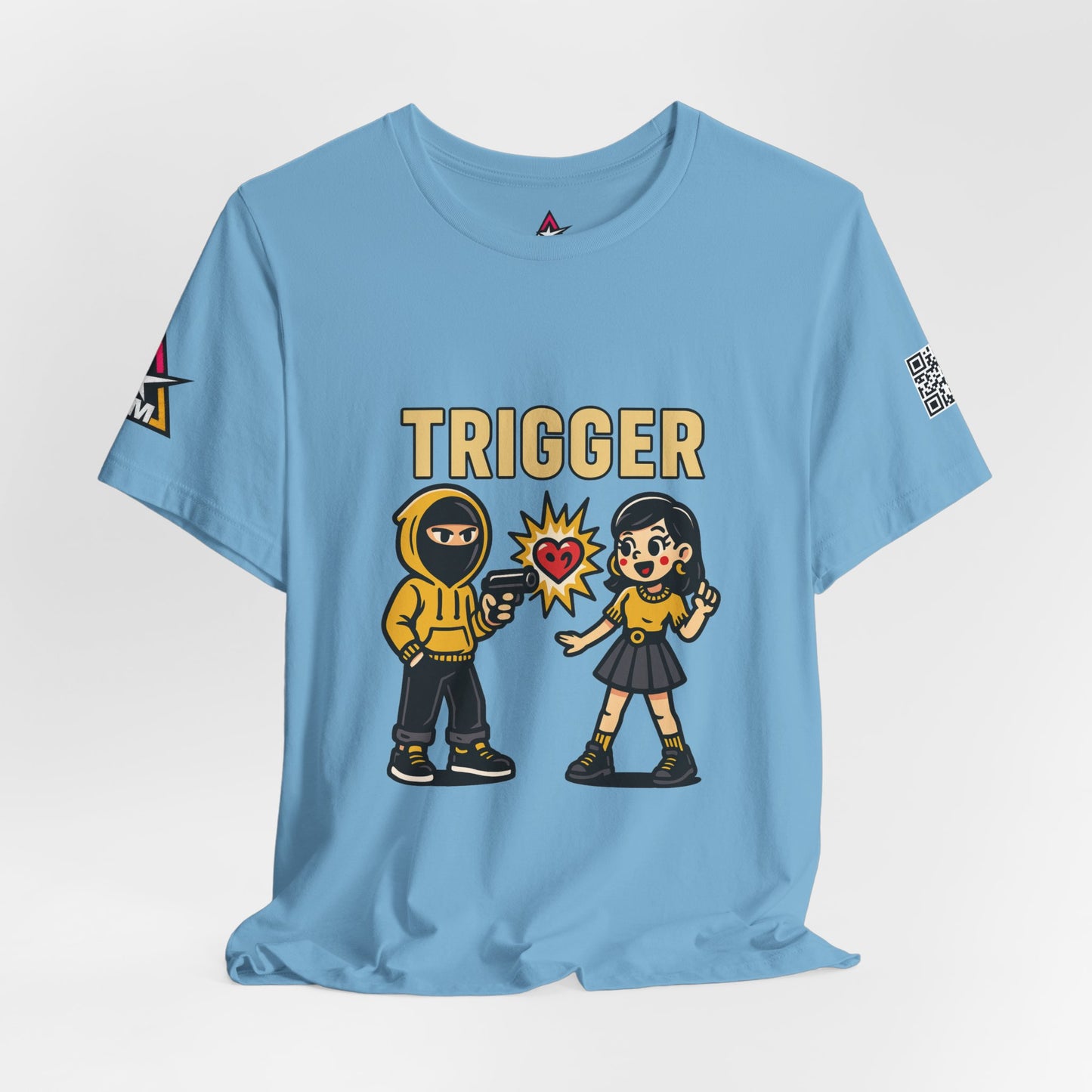 Trigger Graphic T-Shirt | Funny Dating Tee | Toxic Love Streetwear  TRIGGER