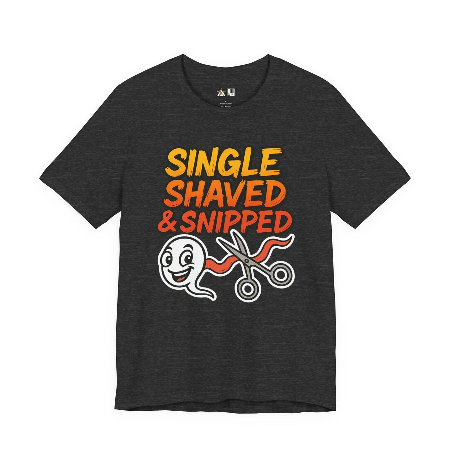 Single, Shaved & Snipped – Unisex Streetwear Graphic Tee