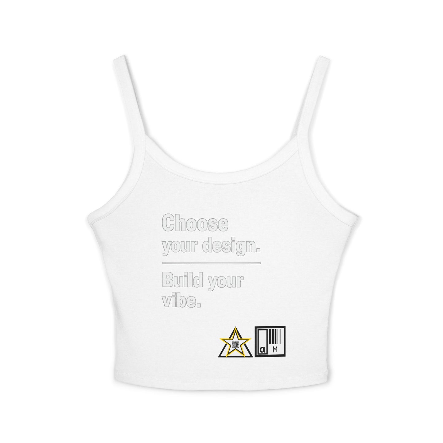 Custom Alpha Spaghetti Tank Choose Your Design Build Your Vibe.