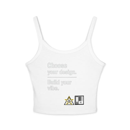 Custom Alpha Spaghetti Tank Choose Your Design Build Your Vibe.