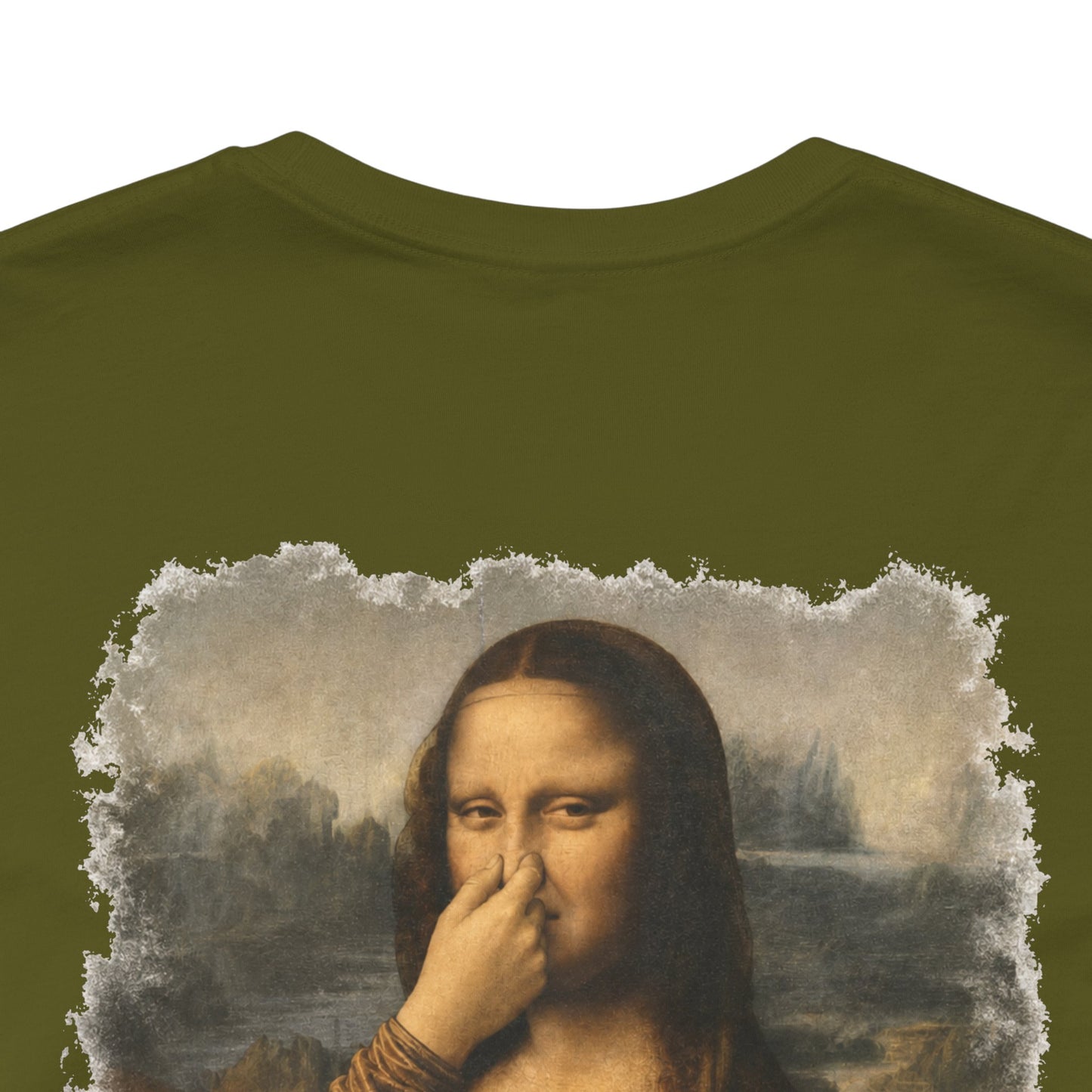 Something Stinks – Funny Mona Lisa Parody Graphic Tee
