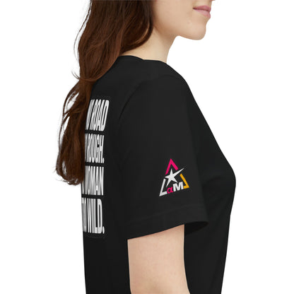 No Road Too Rough, No Woman Too Wild – Adventure Streetwear Graphic Tee