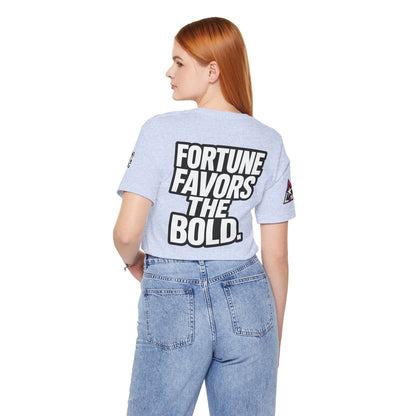 Fortune Favors the Bold – Motivational Streetwear Graphic Tee