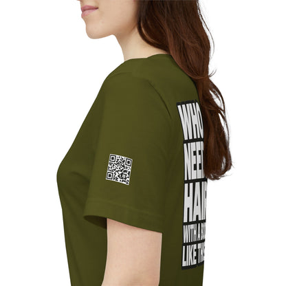 Who Needs Hair With a Body Like This? – Funny Bald Guy Graphic Tee