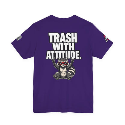 Trash With Attitude – Funny Raccoon Graphic Tee