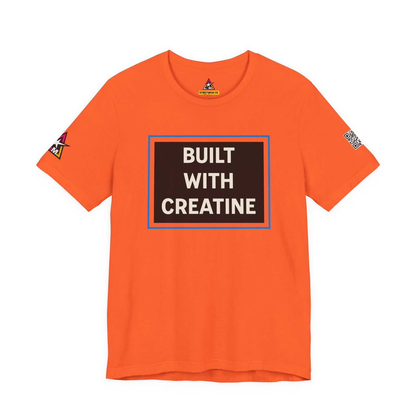 Built With Creatine Graphic T-Shirt | Gym Streetwear Tee | Bodybuilding & Fitness Shirt