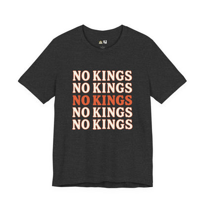 No Kings Pattern Dominance – Unisex Streetwear Graphic Tee
