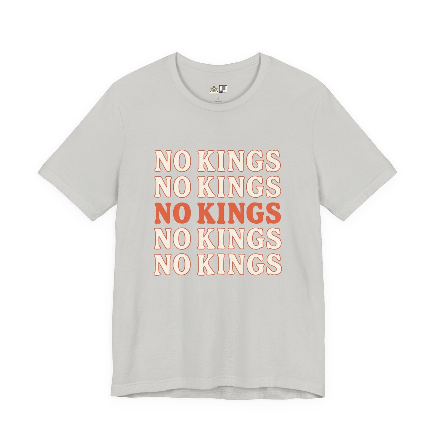 No Kings Pattern Dominance – Unisex Streetwear Graphic Tee