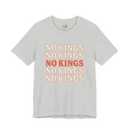 No Kings Pattern Dominance – Unisex Streetwear Graphic Tee