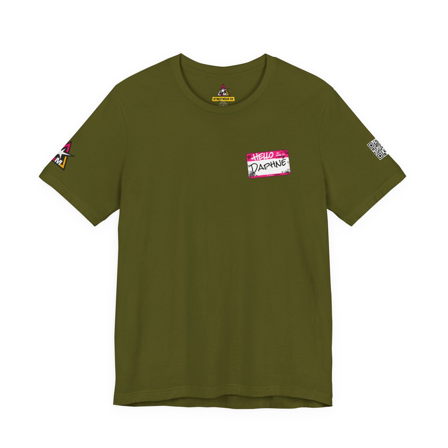 Custom Name Tag – Personalized Streetwear Graphic Tee