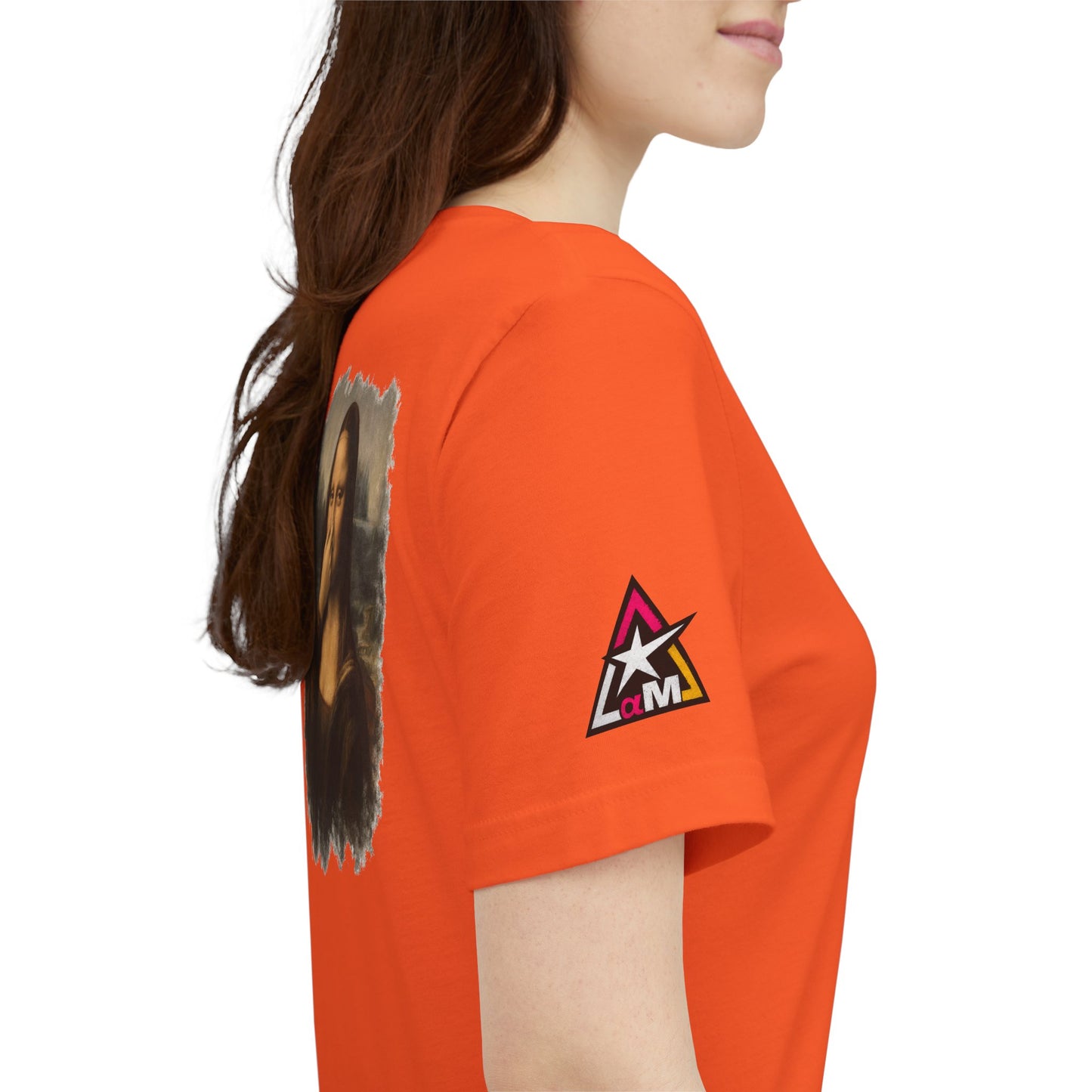 Something Smells Like Bullshit Graphic T-Shirt | Mona Lisa Parody Tee