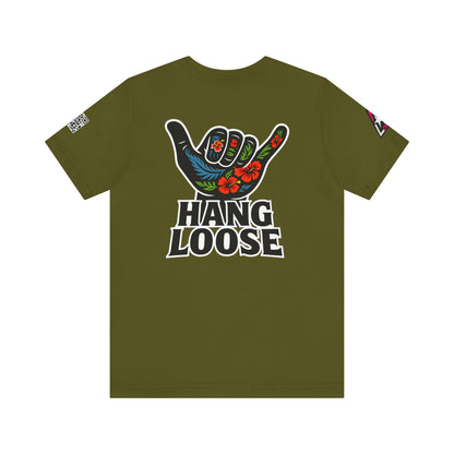 Hang Loose Graphic T-Shirt | Shaka Hand Tee | Tropical Surf Streetwear