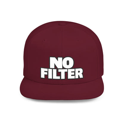 No Filter – Bold Sarcastic Streetwear Snapback
