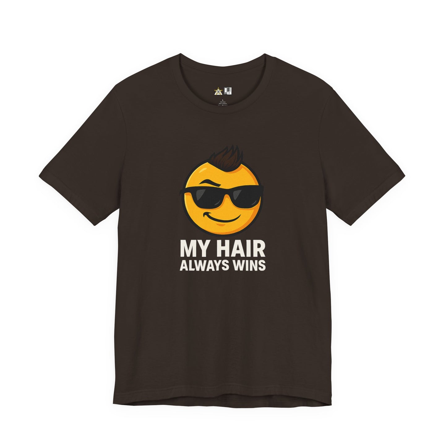 Hair Always Wins Attitude Tee – Unisex Streetwear Graphic Tee