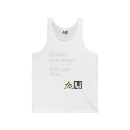Custom Clean Light Tank Choose Your Design.       Build Your Vibe.