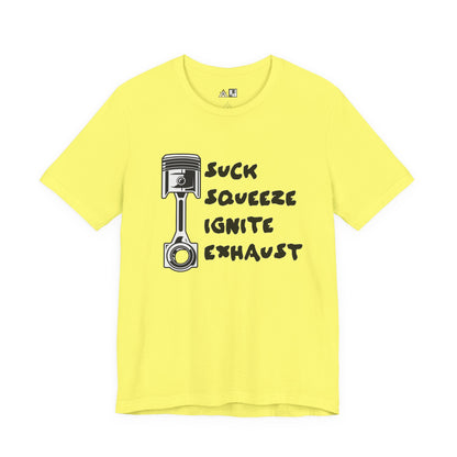 Suck Squeeze Ignite Exhaust Mindset – Unisex Streetwear Graphic Tee