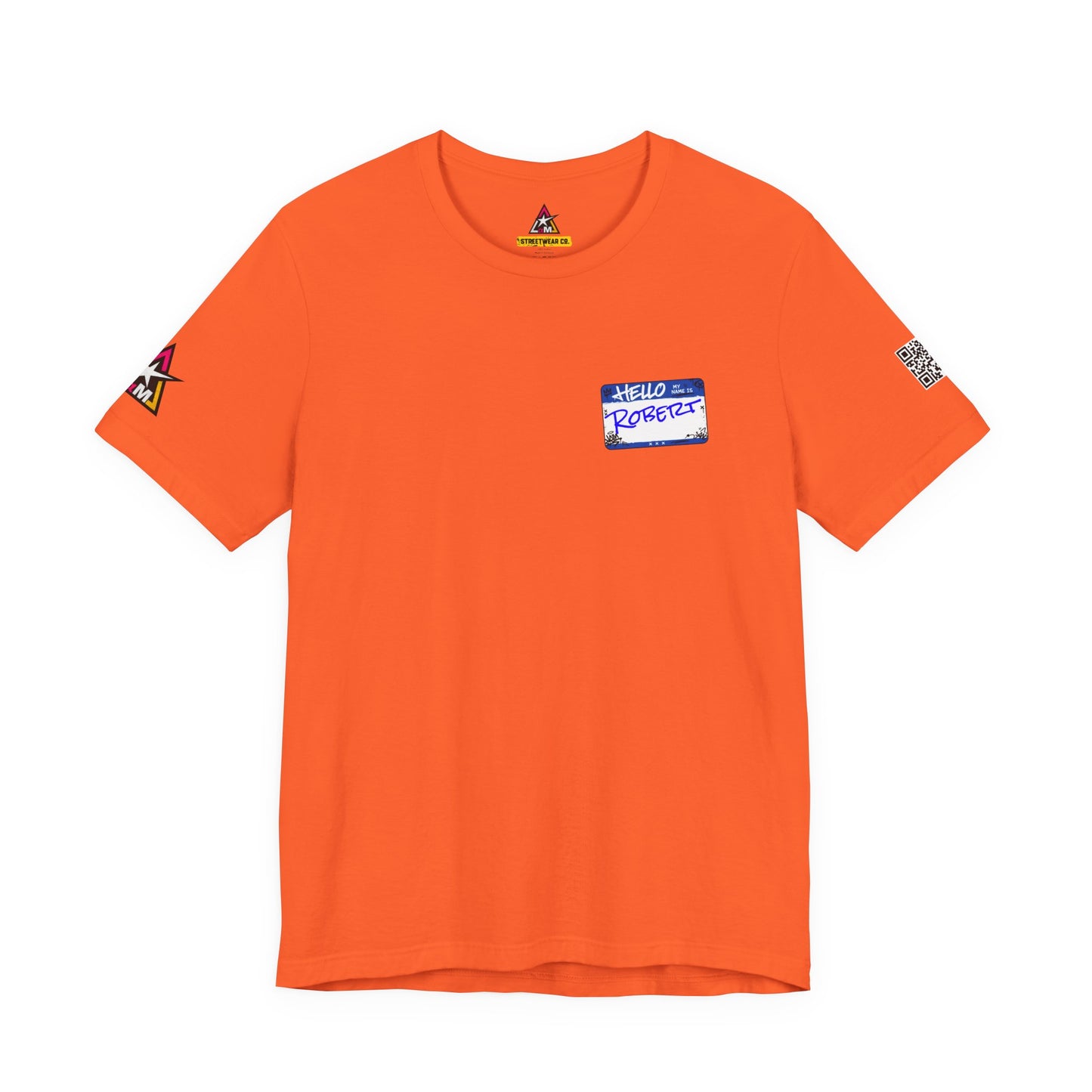 Custom Name Tag – Personalized Streetwear Graphic Tee