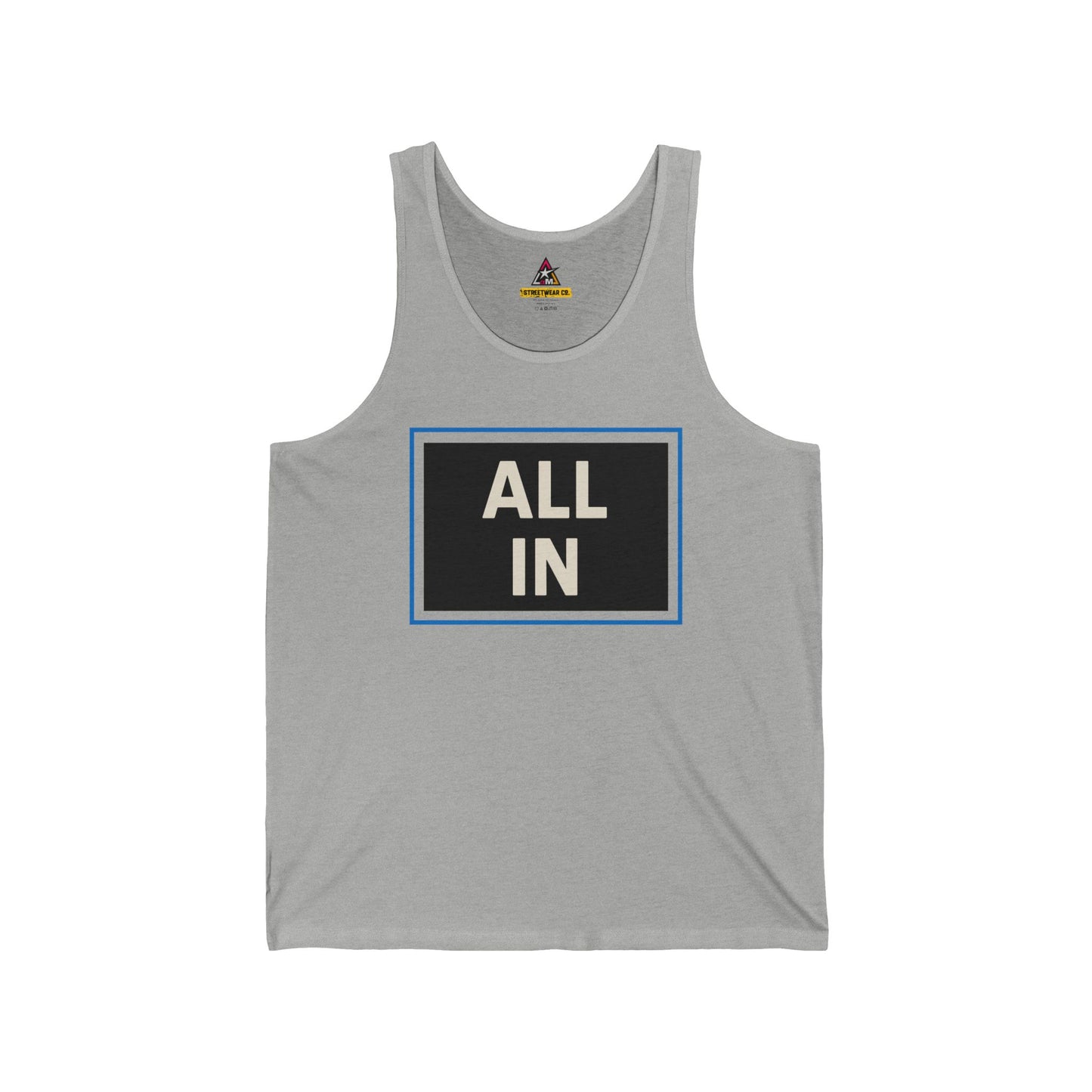 ALL IN | Funny Casino Tank Top | Las Vegas Poker Gym Tank