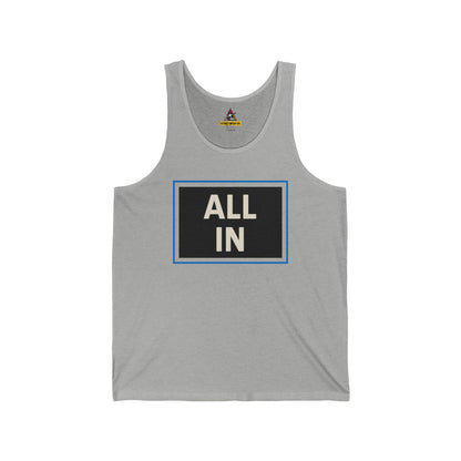 ALL IN | Funny Casino Tank Top | Las Vegas Poker Gym Tank