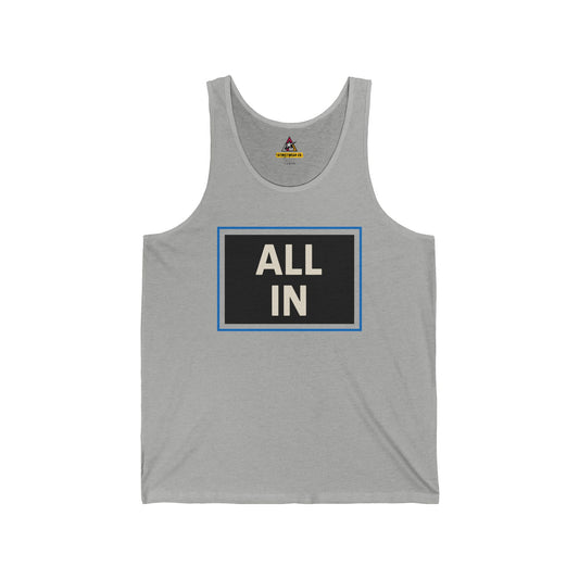 ALL IN | Funny Casino Tank Top | Las Vegas Poker Gym Tank
