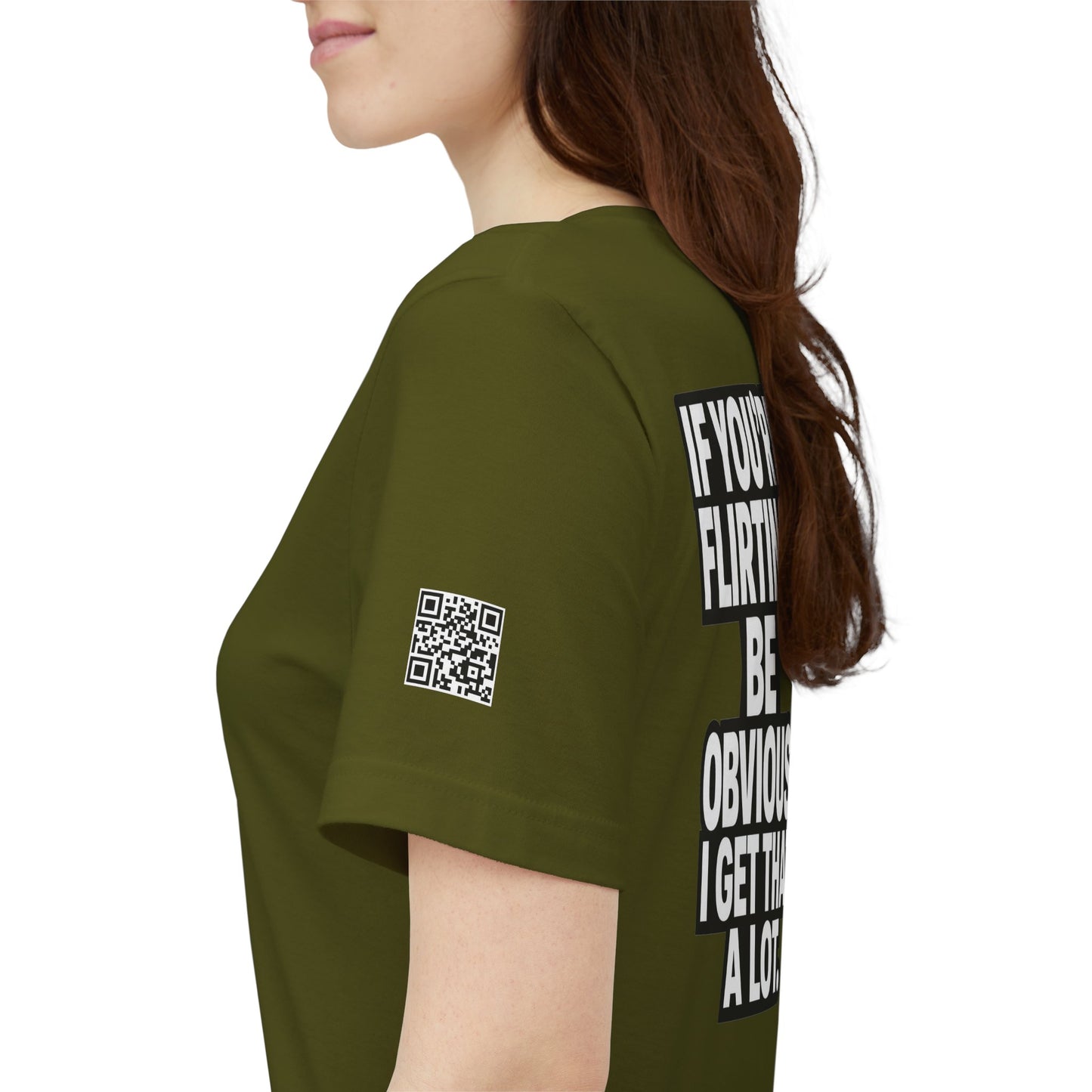 If You’re Flirting, Be Obvious – Funny Flirty Graphic Tee