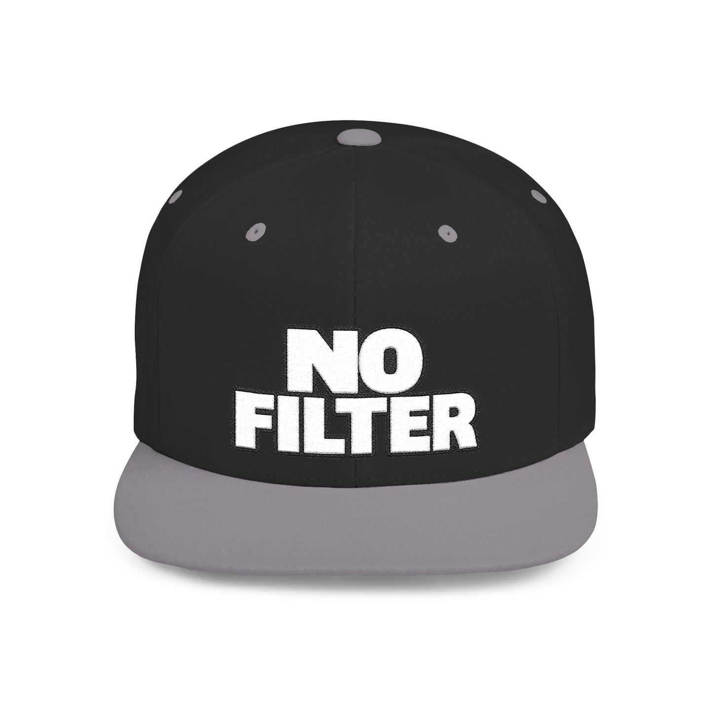No Filter – Bold Sarcastic Streetwear Snapback