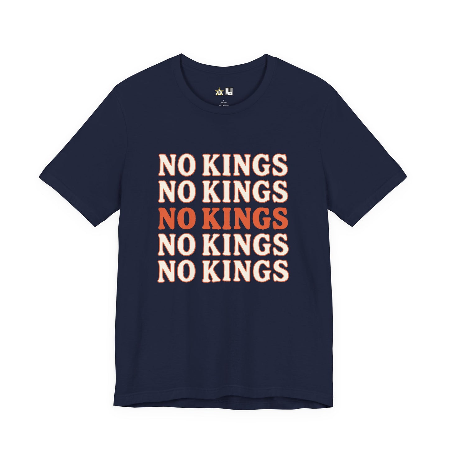 No Kings Pattern Dominance – Unisex Streetwear Graphic Tee