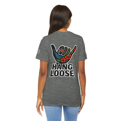Hang Loose Graphic T-Shirt | Shaka Hand Tee | Tropical Surf Streetwear