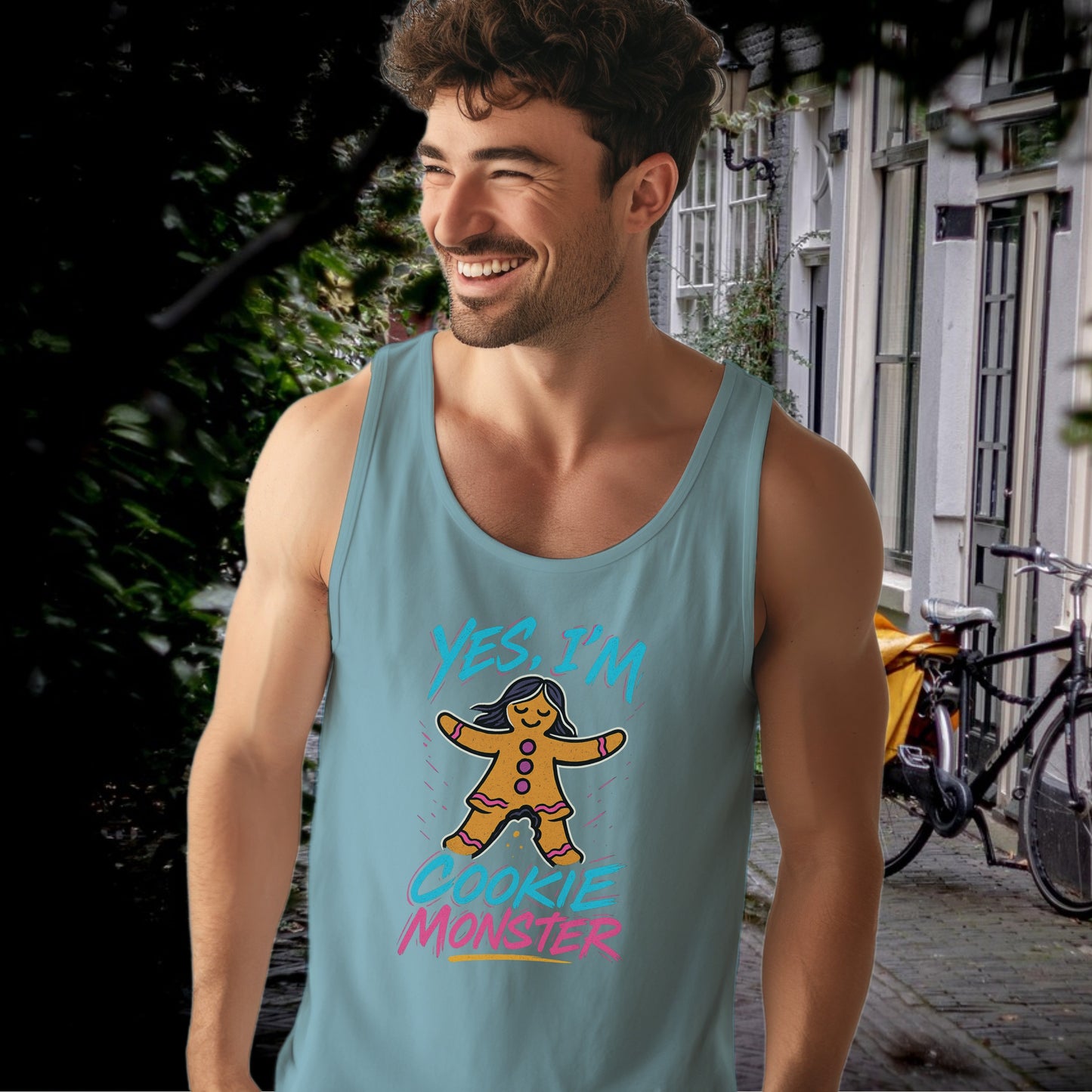 Yes I'm Cookie Monster Graphic Tank Top product type