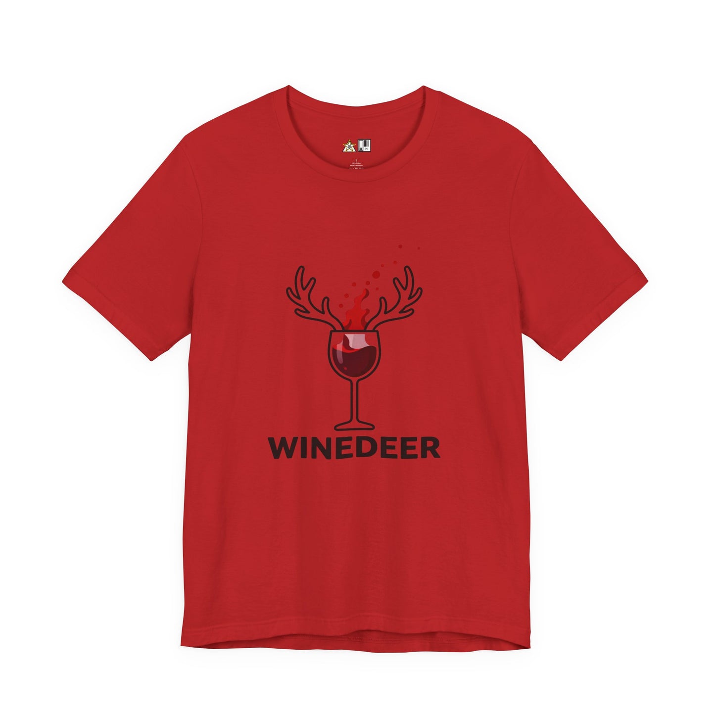 Wine Deer Authority – Unisex Bold Graphic Streetwear Tee