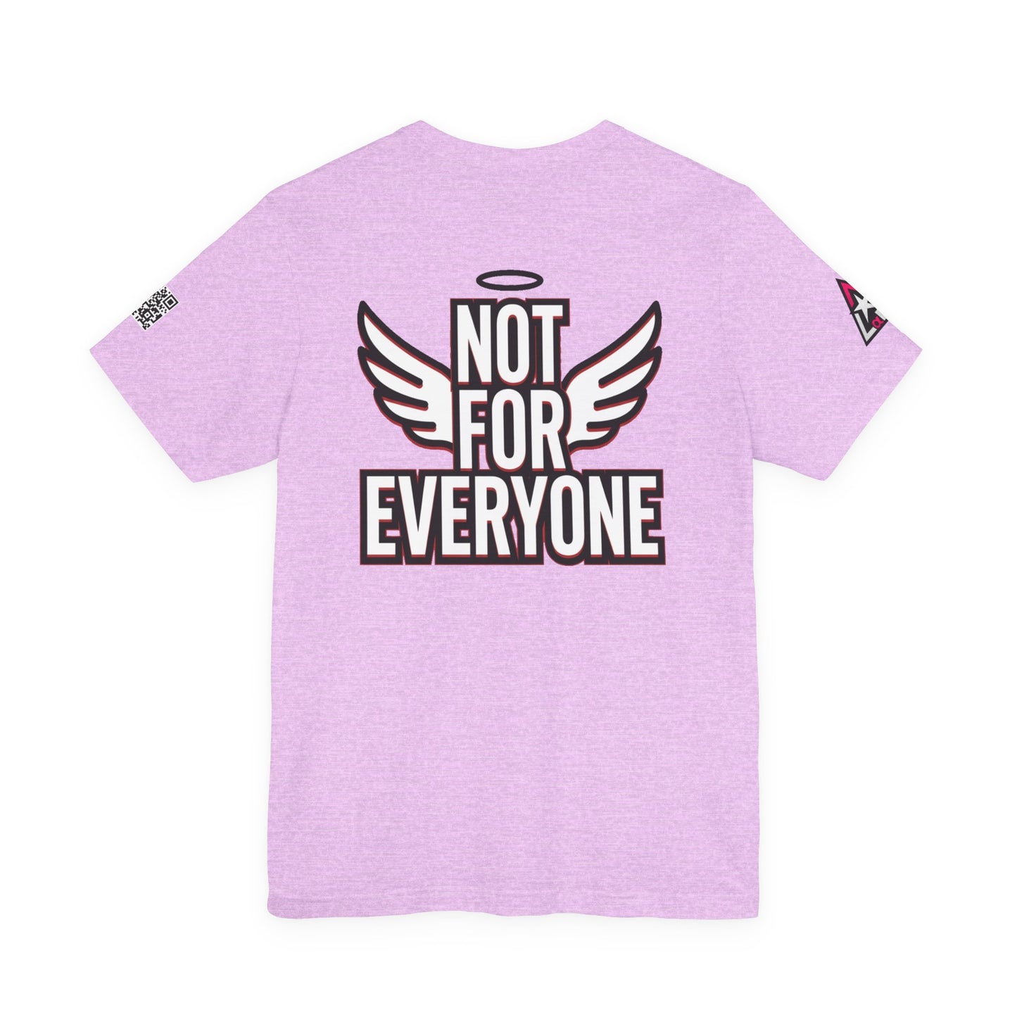 NOT FOR EVERYONE Graphic T-Shirt | Angel Wings Statement Tee | Bold Streetwear Shirt | Unisex Graphic Tee
