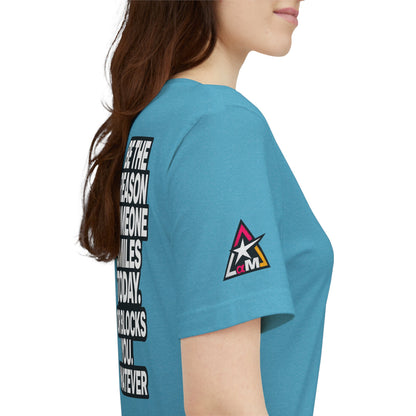 Be the Reason Someone Smiles Today… Or Blocks You – Funny Sarcastic Graphic Tee