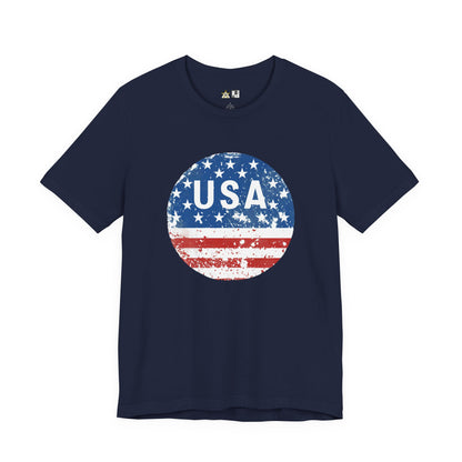 USA Legacy Badge – Unisex Streetwear Graphic Tee